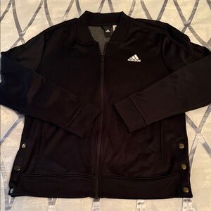 Adidas women’s Black track jacket, excellent condition